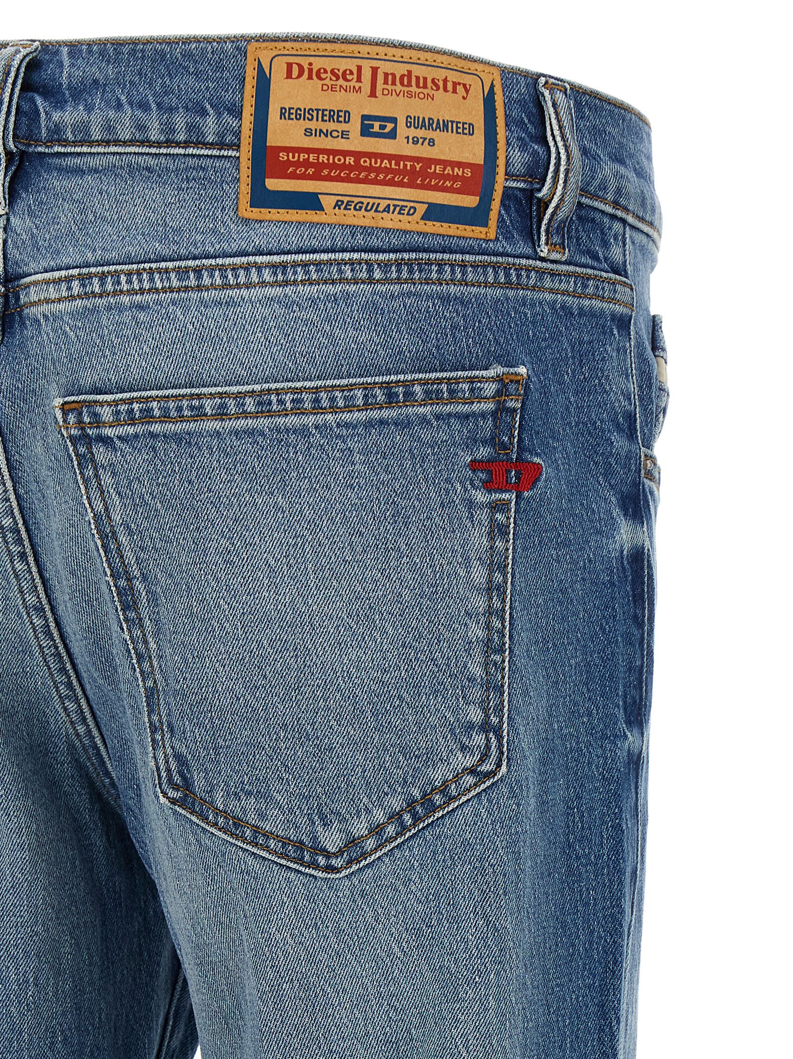 '2019 D-Strukt 0adbk' jeans - immagine 4