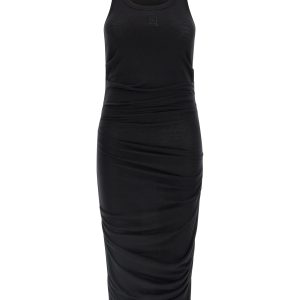 Logo embroidery dress