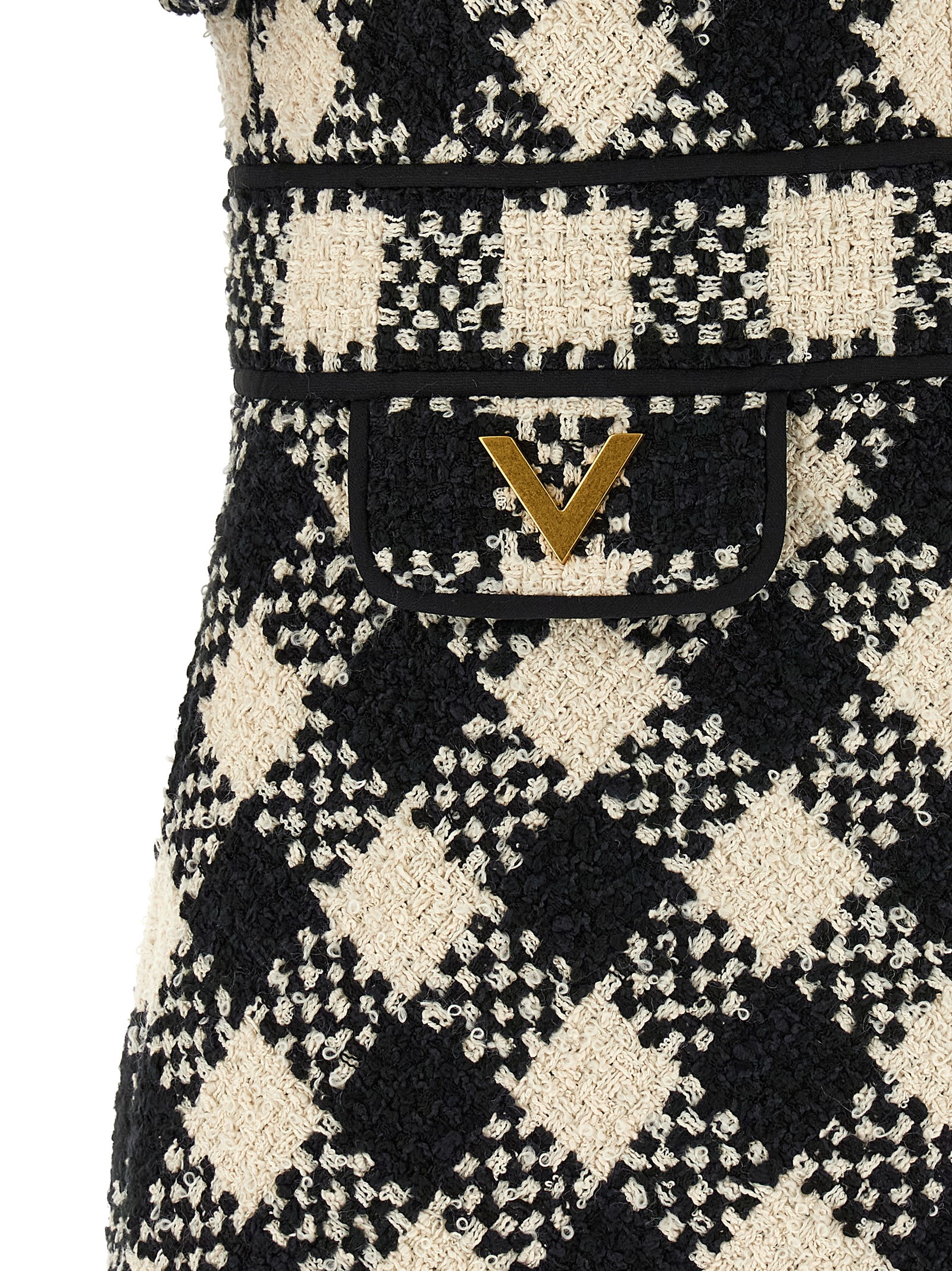 Valentino Garavani Damier Tweed dress - immagine 4