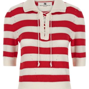 Crochet polo shirt