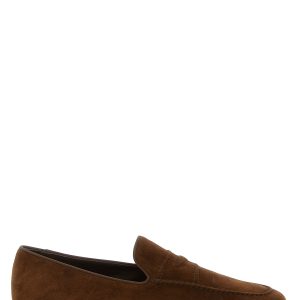 Suede loafers