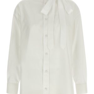 Lavallière collar shirt