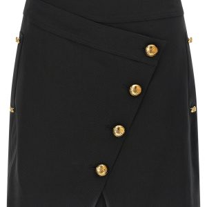 Jewel button skirt