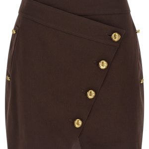 Jewel button skirt