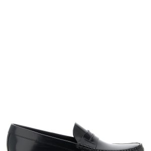 Shiny leather loafers