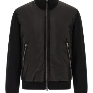 Merino wool bomber jacket