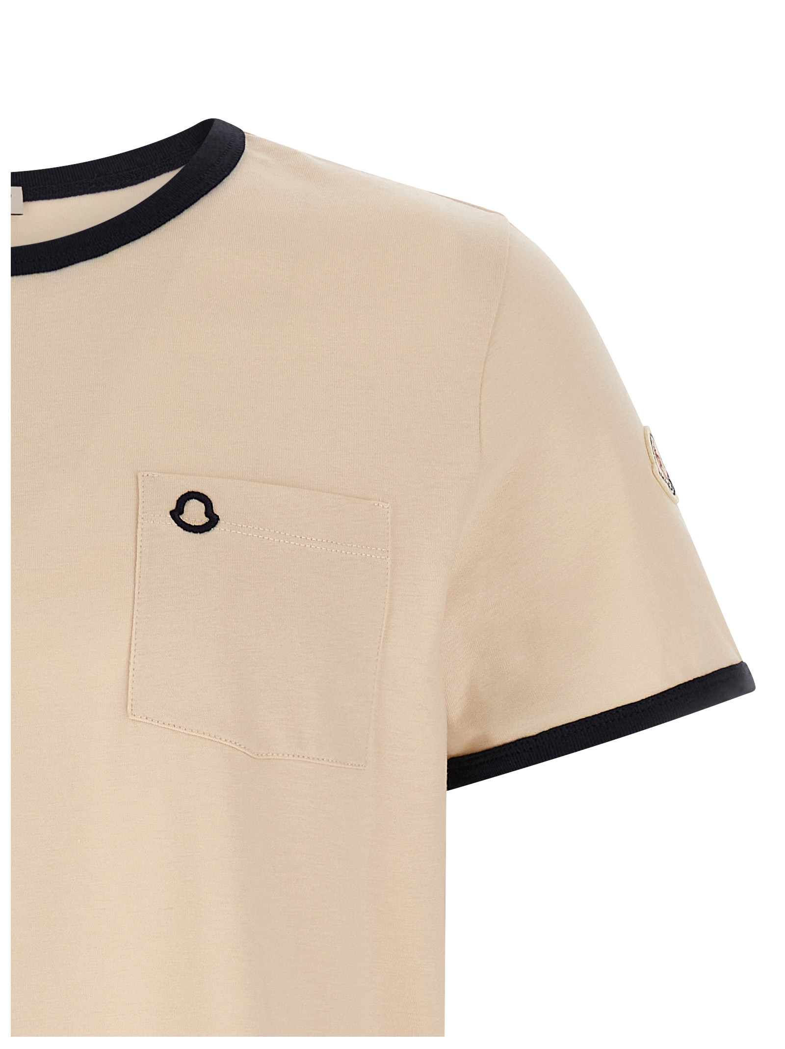Logo embroidery pocket T-shirt - immagine 3
