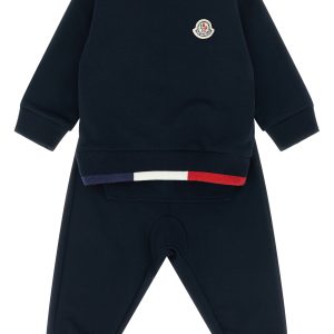 Tricolor hem sweatshirt + joggers