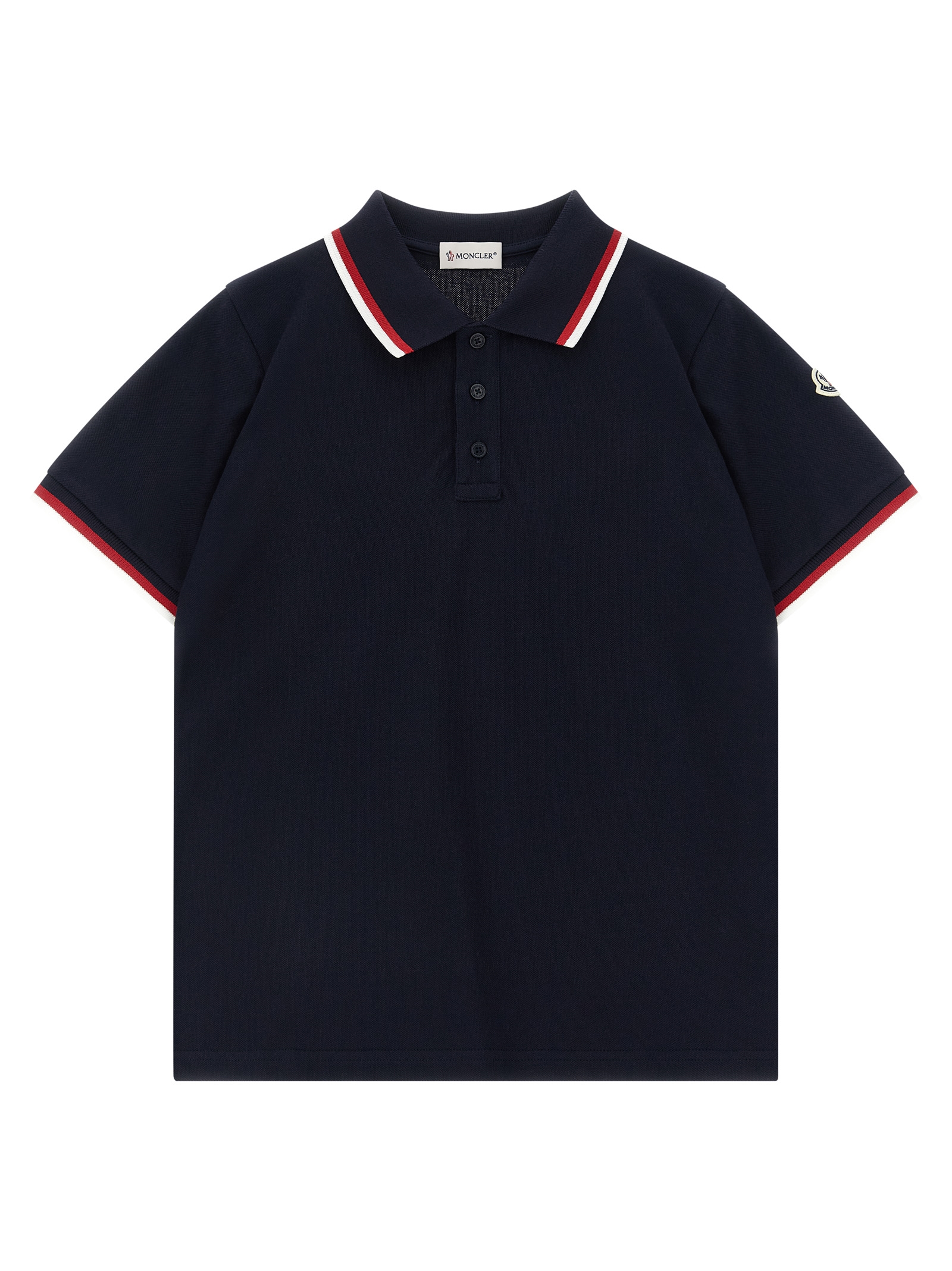 Tricolor polo shirt
