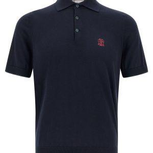 Logo embroidery polo shirt
