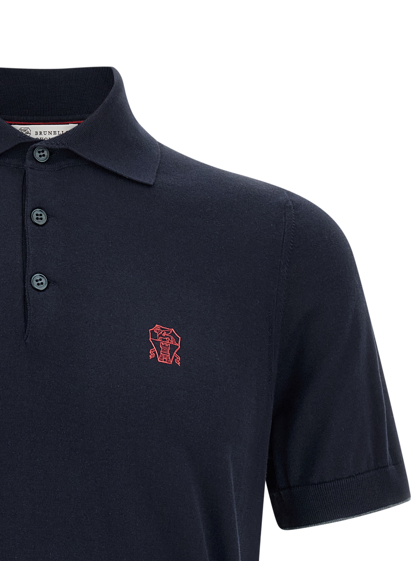Logo embroidery polo shirt - immagine 3