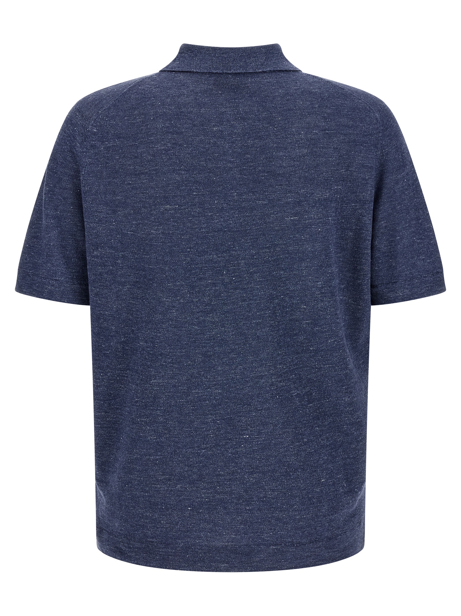 Linen cotton polo shirt - immagine 2