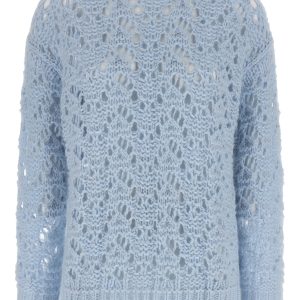 Openwork sweater