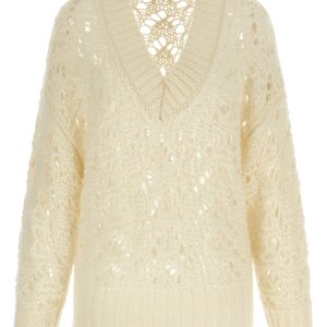 Platinum mohair sweater