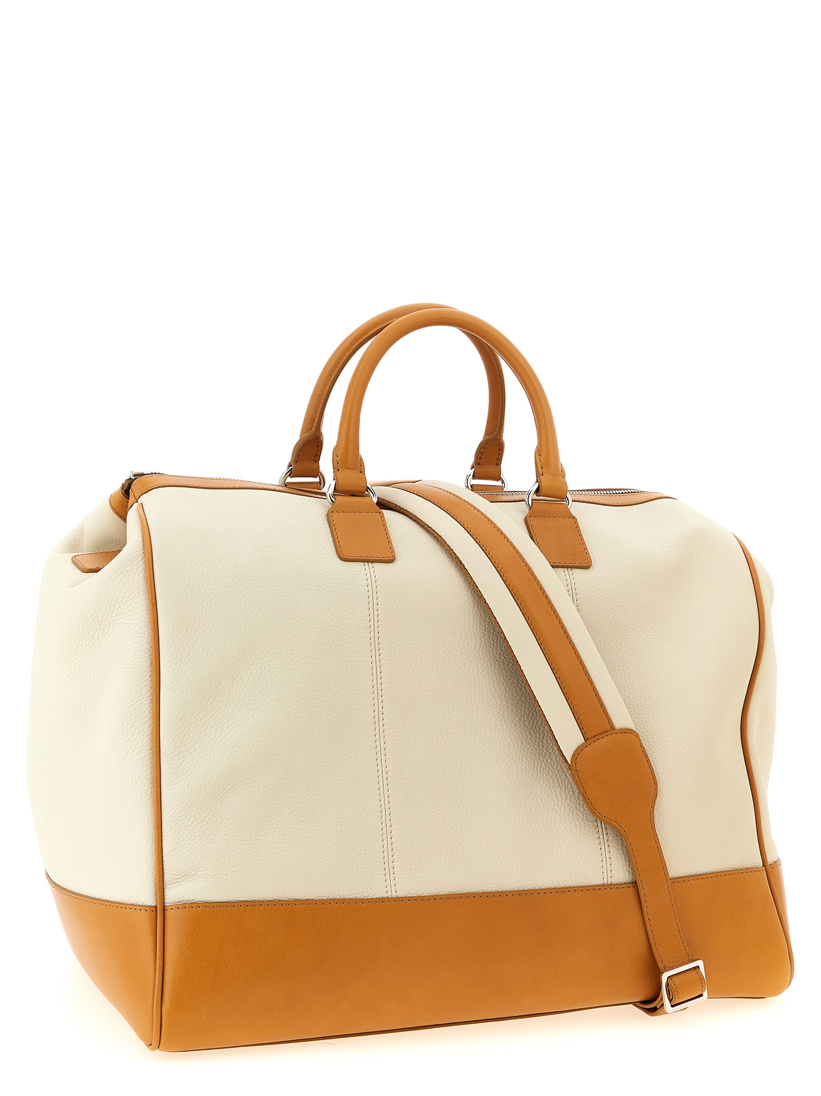 Leather duffel bag - immagine 2
