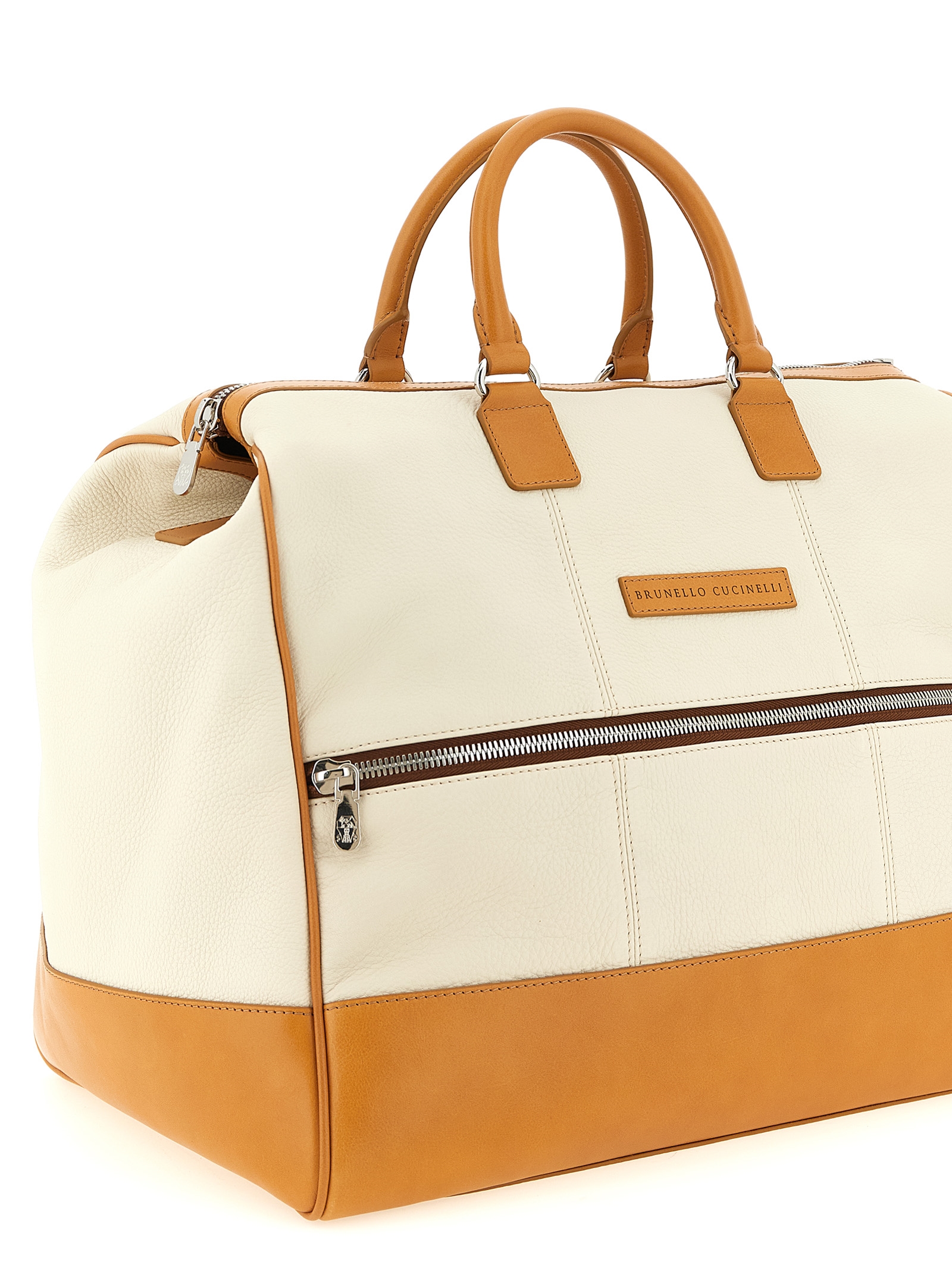 Leather duffel bag - immagine 3