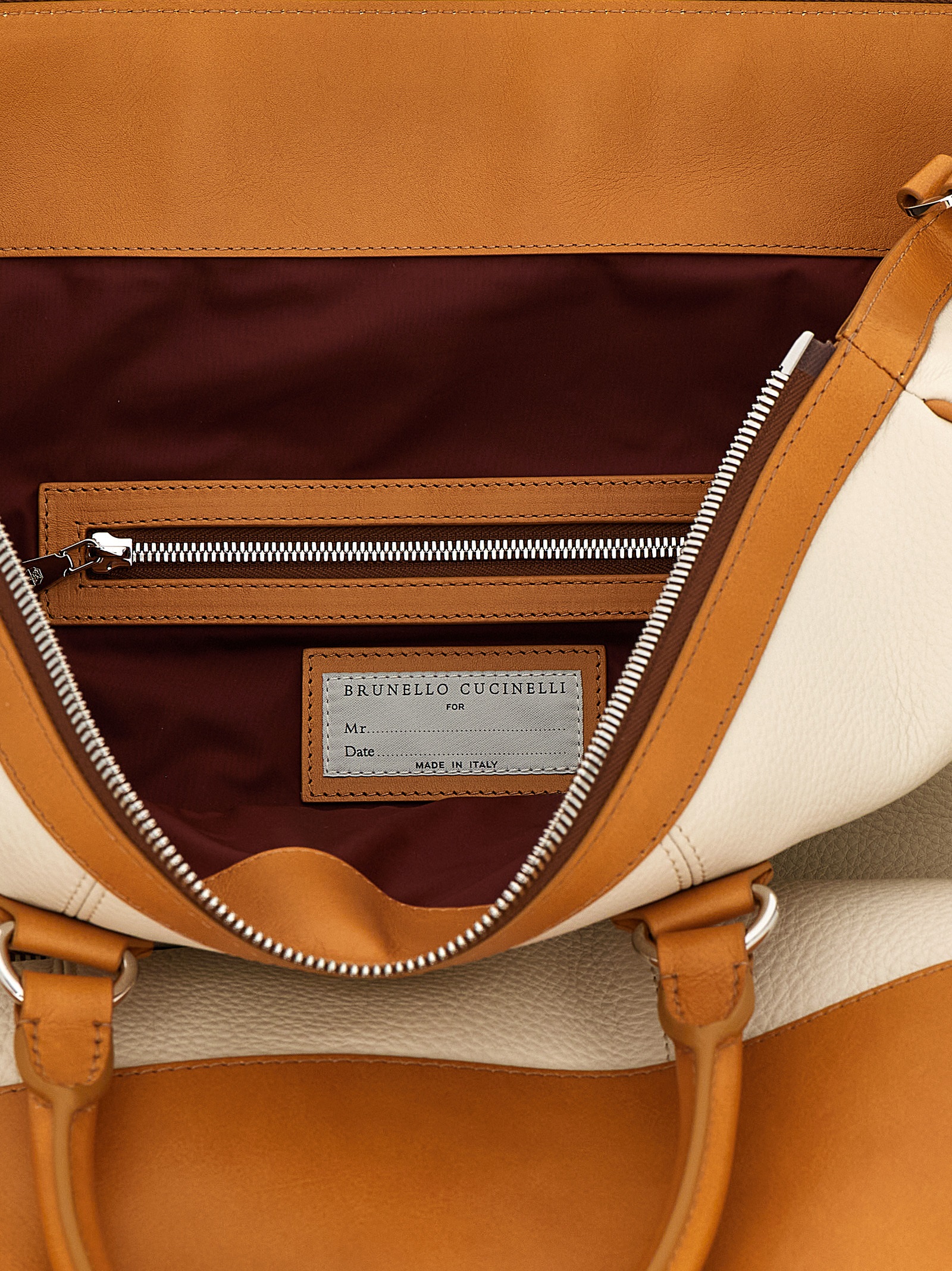 Leather duffel bag - immagine 4