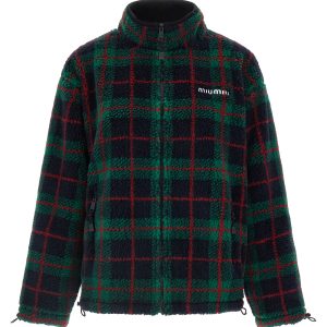 Teddy check sweatshirt