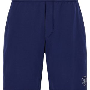 Interlock cotton bermuda shorts