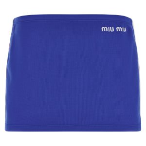 Logo embroidery skirt