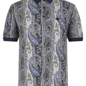 'Arnica Paisley' polo shirt