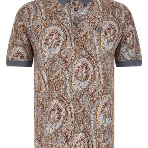 'Arnica Paisley' polo shirt