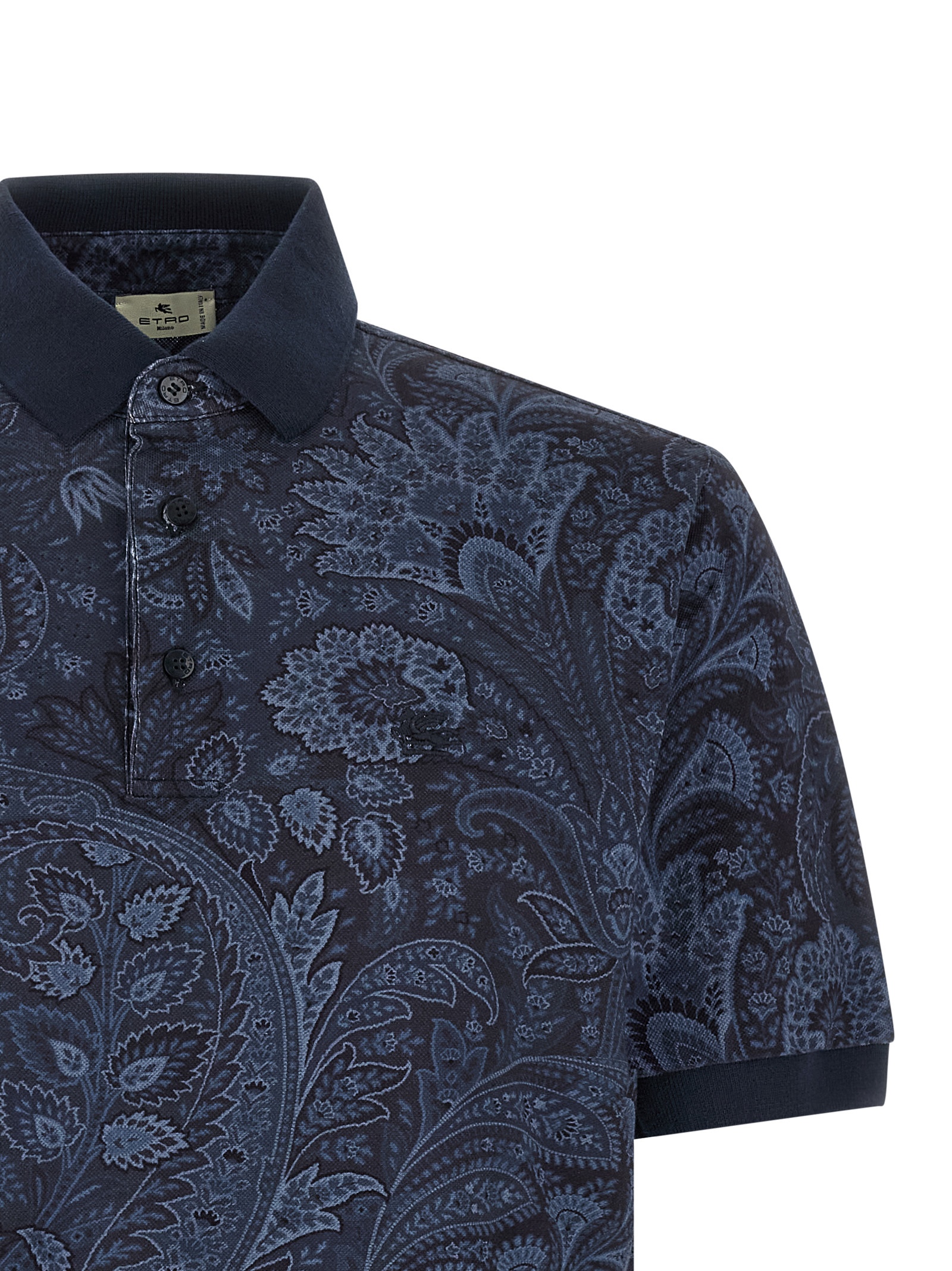 'Arnica Paisley' polo shirt - immagine 3