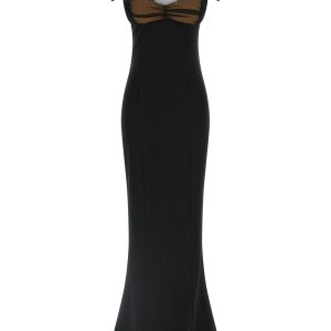 'Draped Padded Cup Maxi' dress