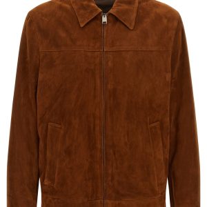 Suede blouson