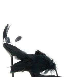 'Lidia Feather Thong' mules