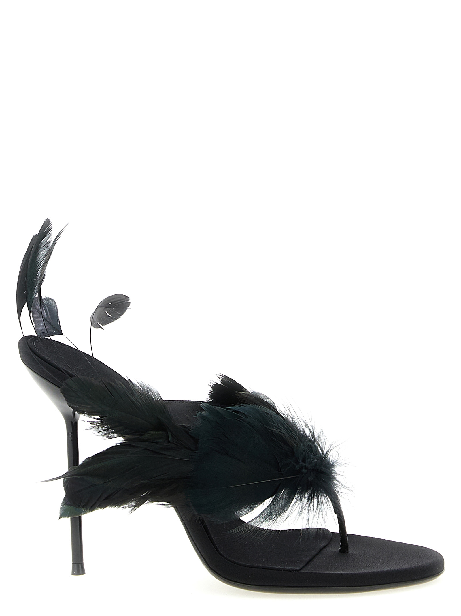 'Lidia Feather Thong' mules