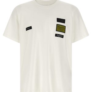 'etichette' patch t-shirt