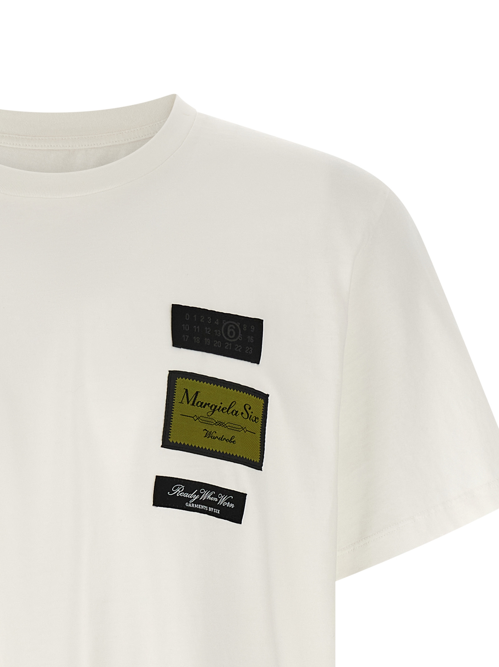 'etichette' patch t-shirt - immagine 3