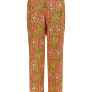'Paisley foliage' pants