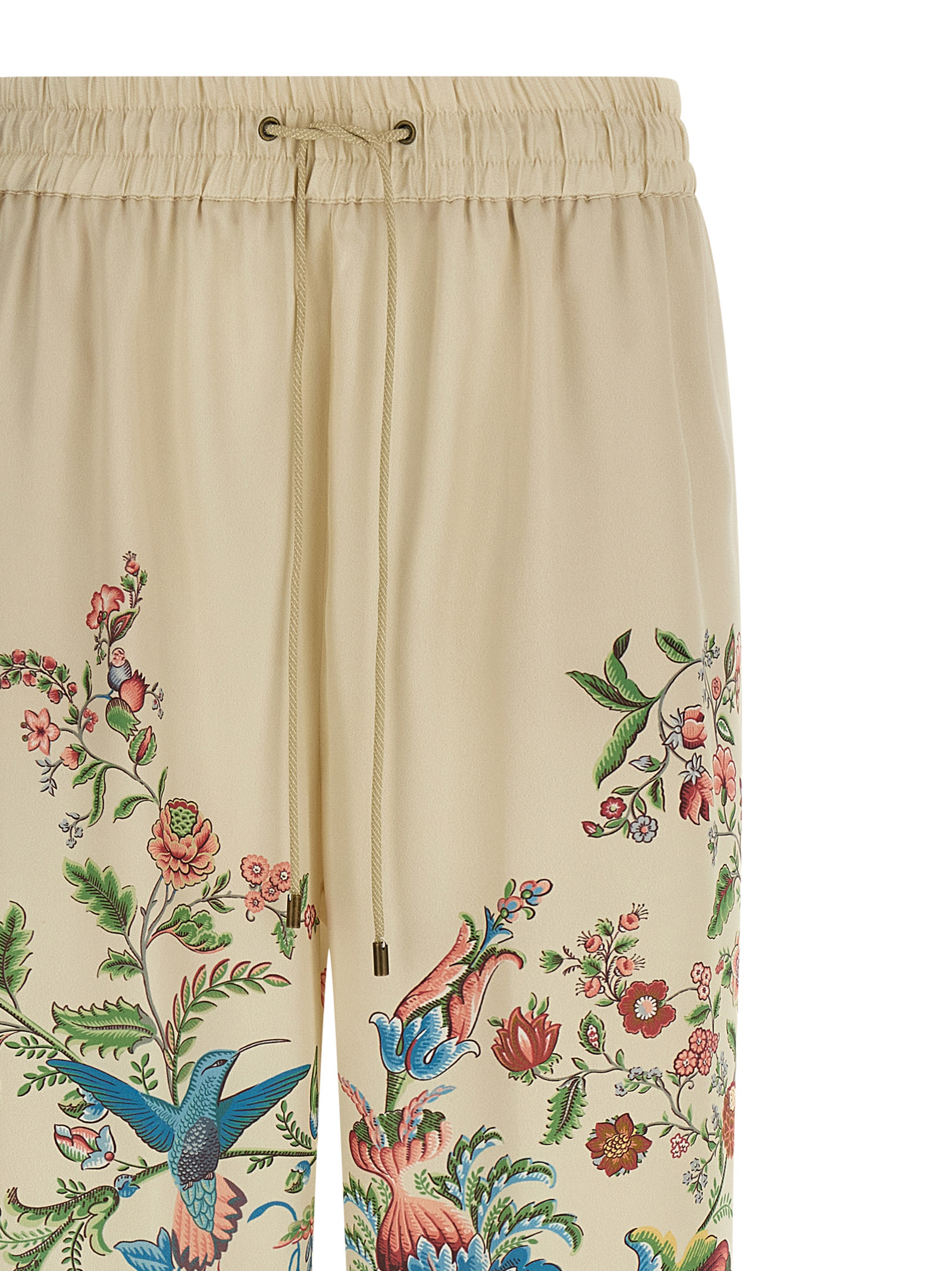Flora and fauna printed trousers - immagine 3