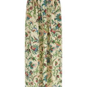 Floral pattern skirt