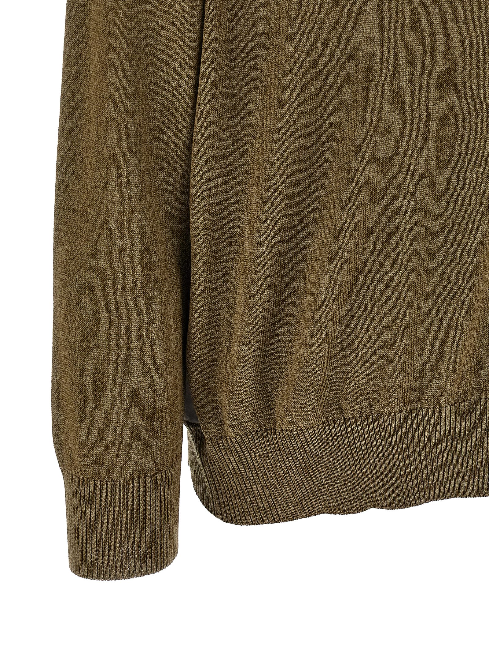 Paisley silk insert cardigan - immagine 4