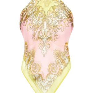 'Spring Barocco' scarf top