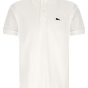 Logo patch polo shirt