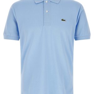 Logo patch polo shirt