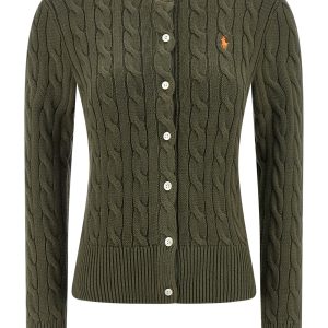 Cotton cable cardigan