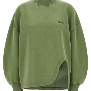 Shaped slit sweatshirt