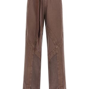 Front split pants
