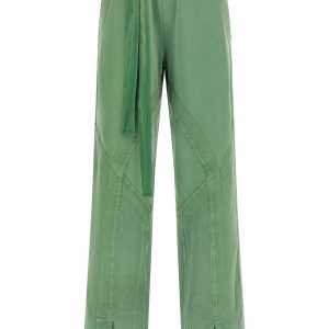 Front split pants