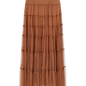 Tulle plumetis skirt