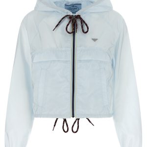 Re-Nylon Feather crop jacket