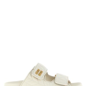 Matelassé nappa sandals