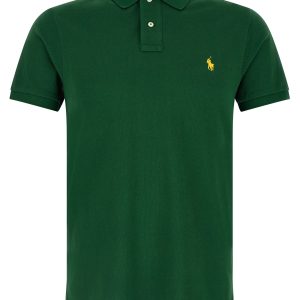 Logo embroidery polo shirt