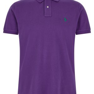 Logo embroidery polo shirt