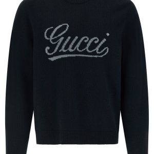 Gucci logo intarsia sweater